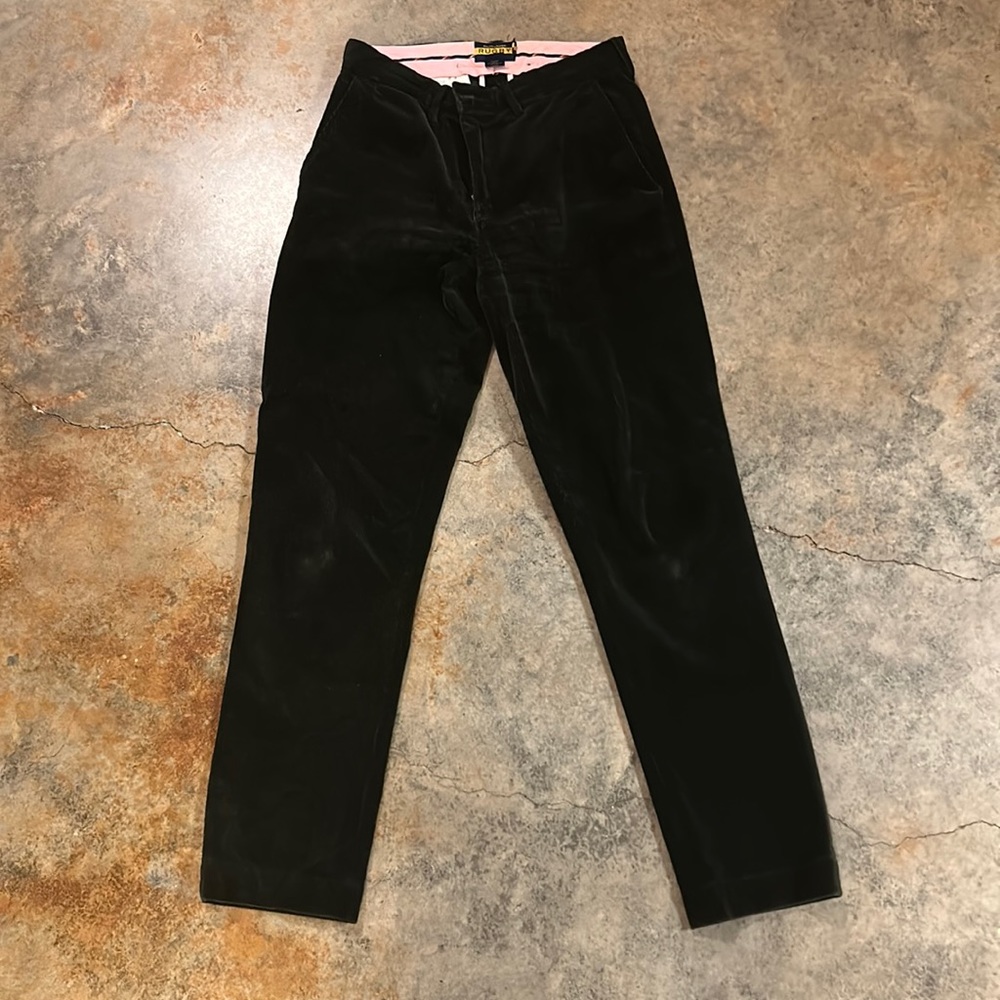 Vintage Rugby Ralph Lauren 30x32 Forest Green Corduroy Pants